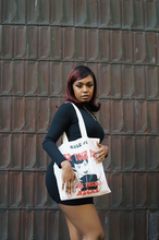 Load image into Gallery viewer, "Keep Your Foot On Their Necks" tote bag